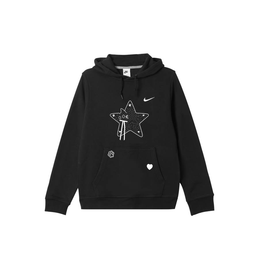 Nike Nike Club Sweatshirts Men's Black Hooded Moderate