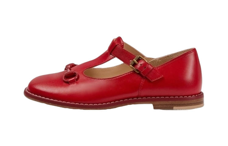 GUCCI Breathable Kids Lifestyle Shoes Red Kids'