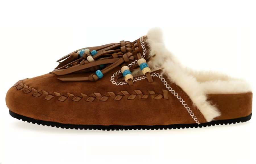 Alanui Closed Toe Slippers Women's Beige