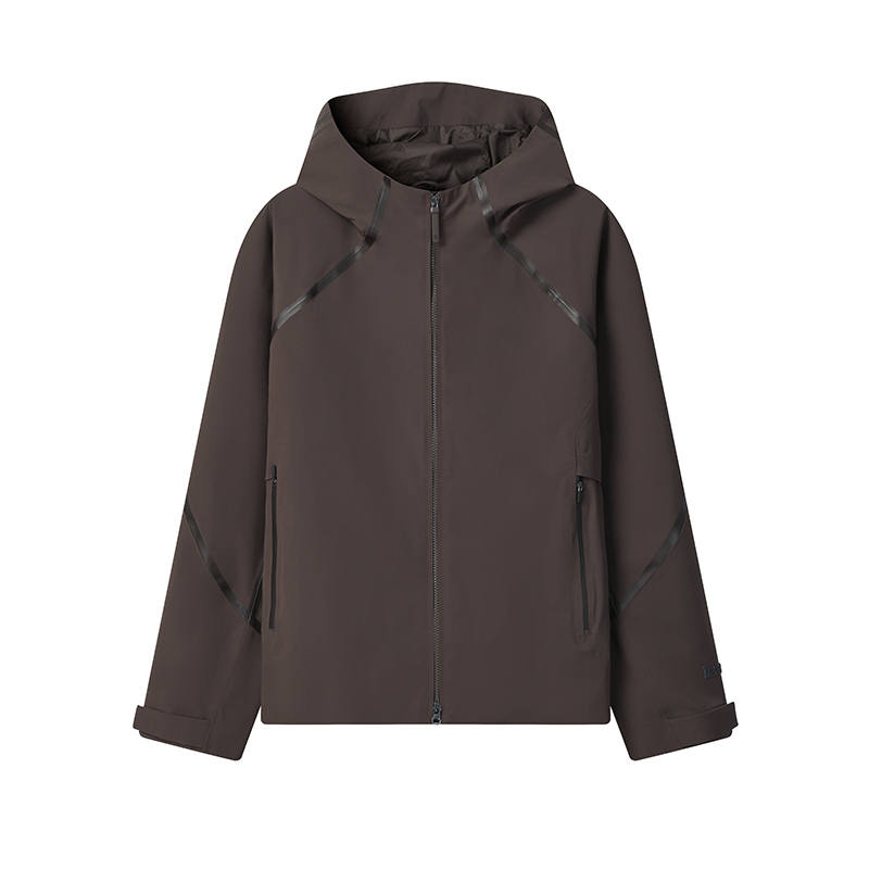 FILA BLUE Jackets Men's Brown Bear Brown Hooded Moderate Other