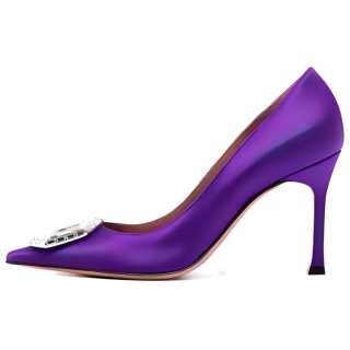 AMINA MUADDI High Heels 9cm Women's Purple