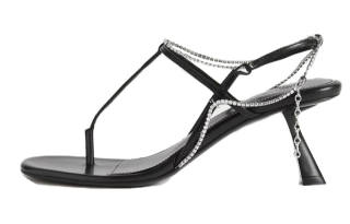 KHAITE One Strap Sandals Women's Black