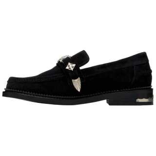 TOGA VIRILIS Suede Loafers Men's Black