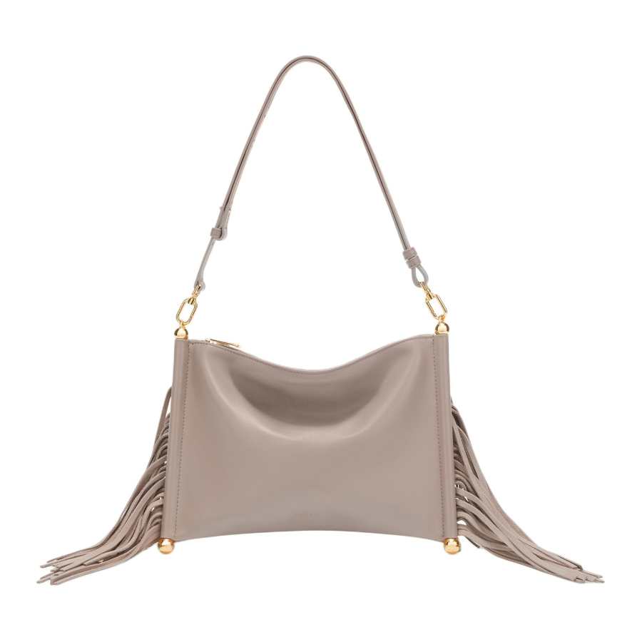 Furla Soft Sheepskin With Cow Leather Crossbody Bag, Shoulder Bag Mini Women's Linen Multicolor