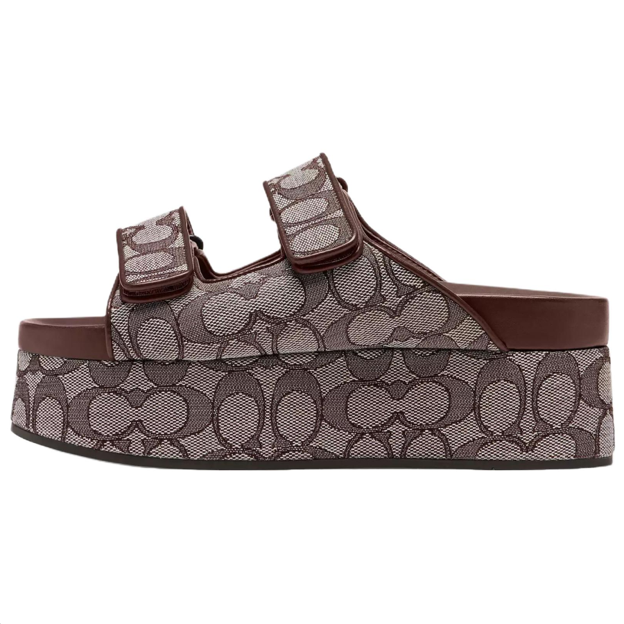 COACH COACH Slide Slippers 4.5cm Women's Brown