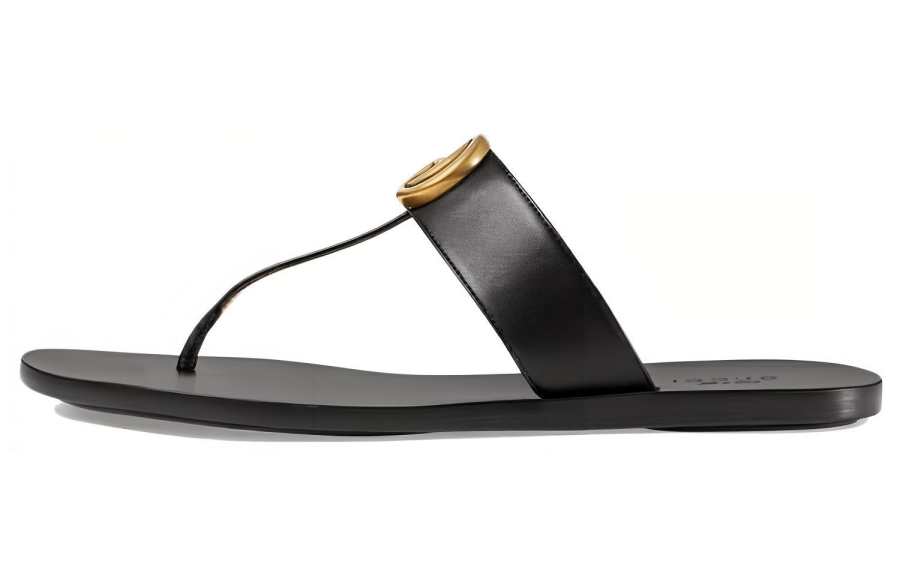 GUCCI Flip Flops Women's Blue Black