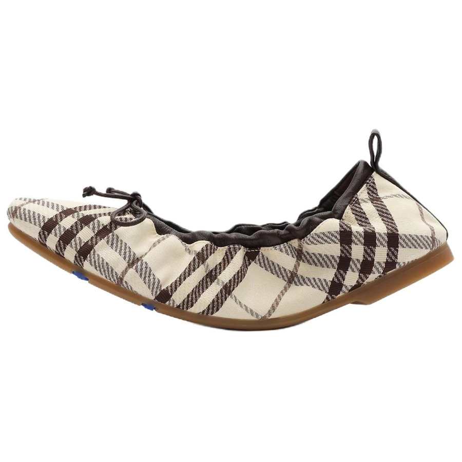 Burberry Fawn Casual Shoes Women's Light Beige