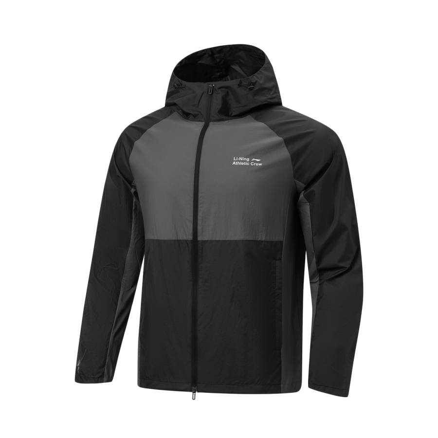 Li-Ning Li Ning Fitness Series Trench Coat Men's Black/Haze Gray