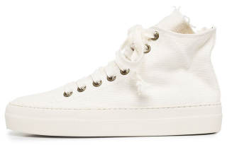UMA WANG Canvas Shoes Women's High Top White