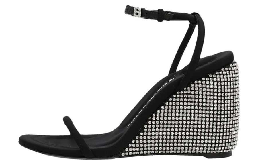 Alexander Wang Dahlia One Strap Sandals 10.5cm Women's Black