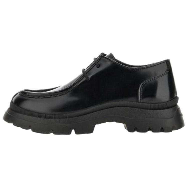 HOGAN H692 Nubuck Casual Leather Shoes 6cm Men's Black