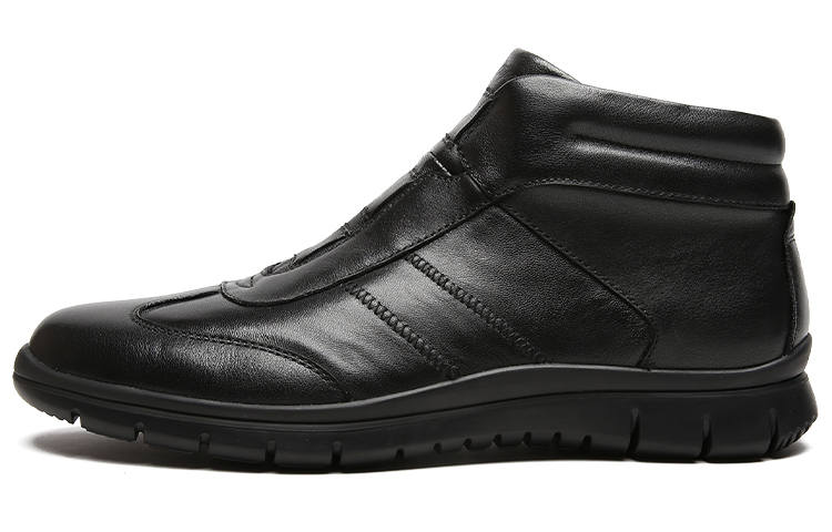 S.T.Dupont S. T.DUPONT Cow Leather Casual Leather Shoes Men's Black