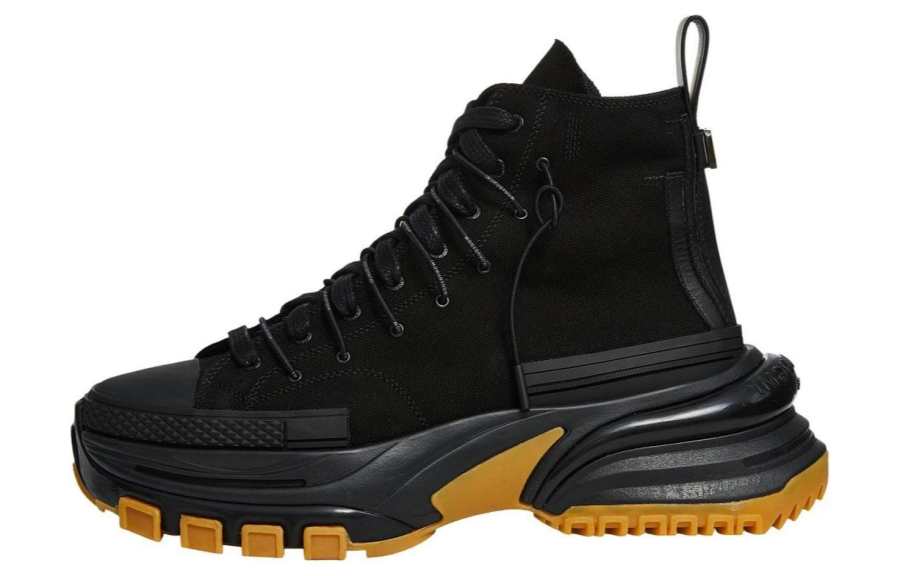 WOOYOUNGMI Leather High top Casual Shoes Men's Black