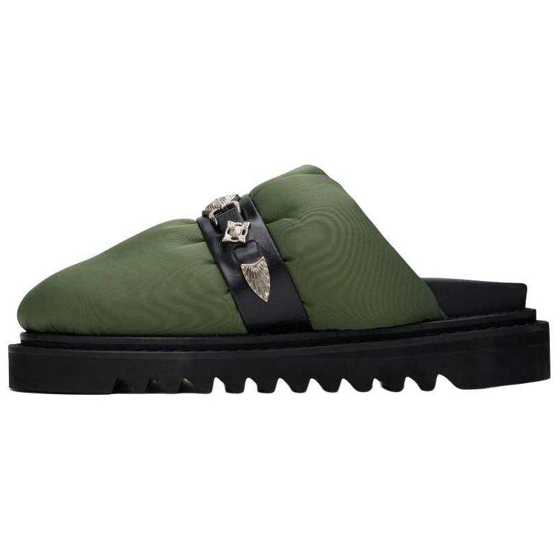 TOGA VIRILIS Closed Toe Slippers Men's Green