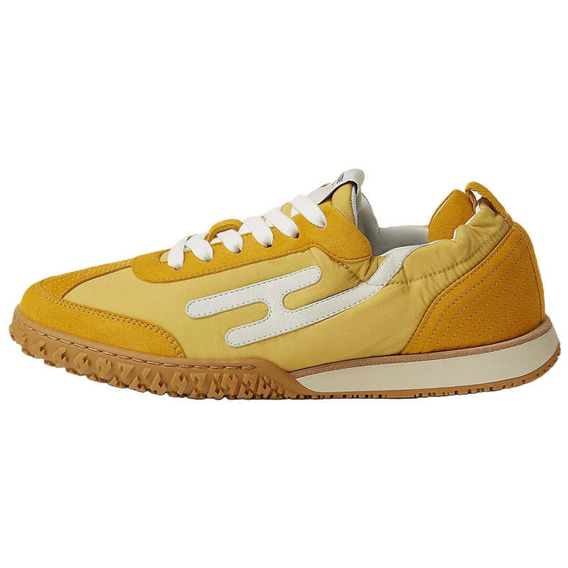 HERMES Jet Low top Casual Shoes 2.2cm Women's Sesame Yellow