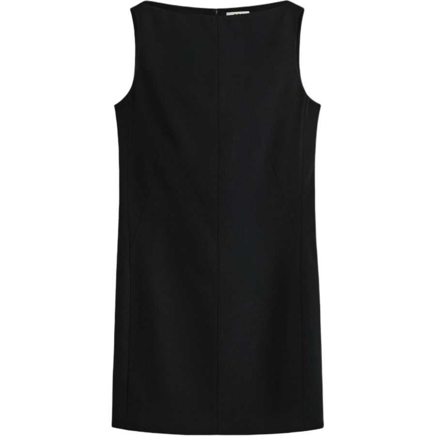COS Sleeveless Dresses Women's Black Crew Neck Moderate