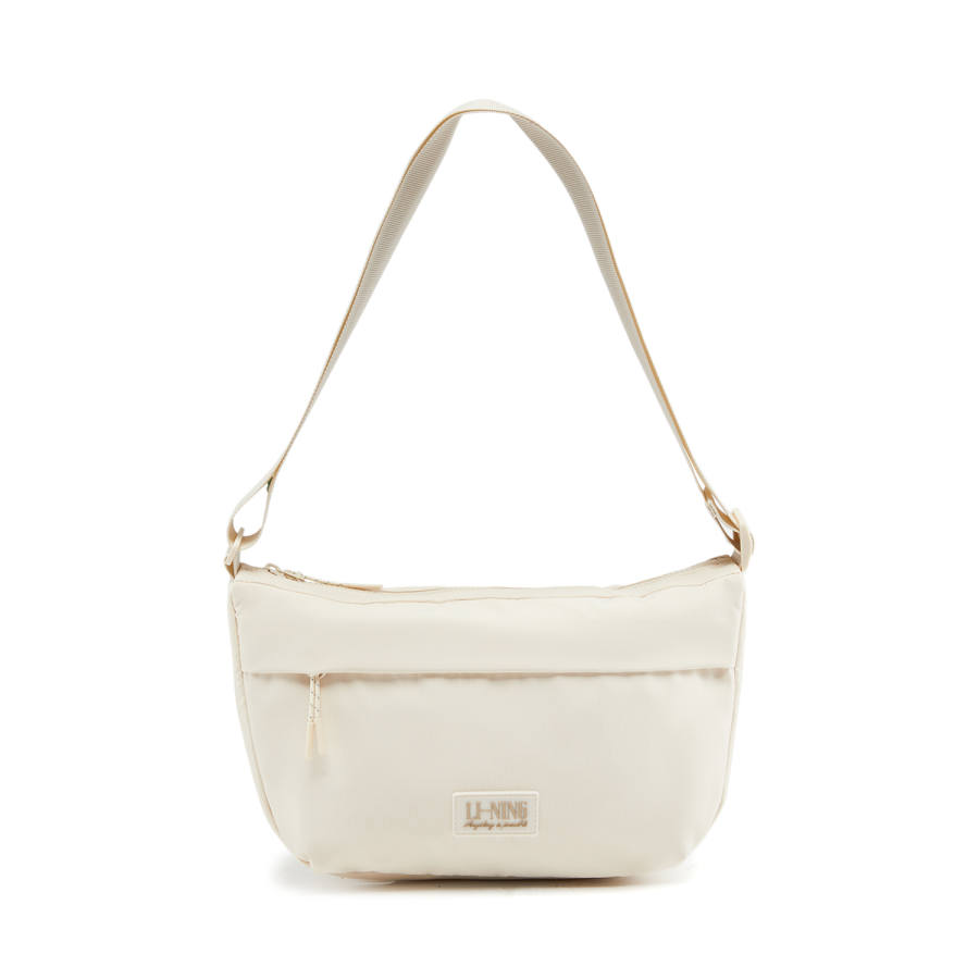 Li-Ning Li Ning Sports Life Collection Polyester Shoulder Bag, Crossbody Bag Women's Sponge Gray