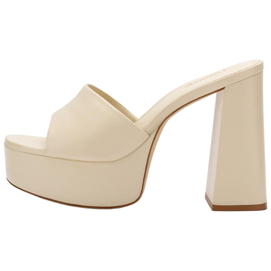 Larroude Slide Slippers 11.4cm Women's Beige