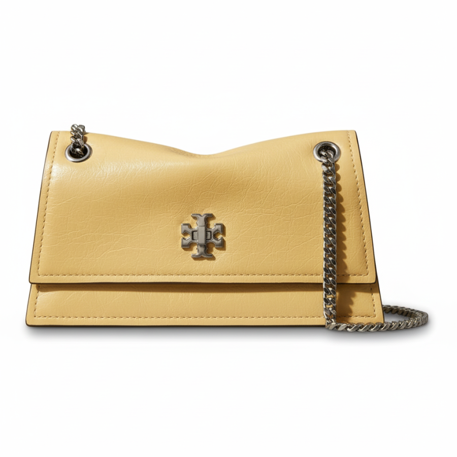 TORY BURCH Nappa Leather Shoulder Bag Mini Women's Yellow