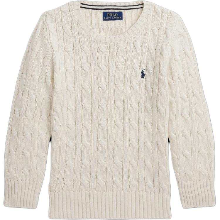 Polo Ralph Lauren Sweater Cream White Children Aged 3 7 Years Old