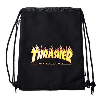 Thrasher Cotton And Canvas Backpack Regular Unisex Black