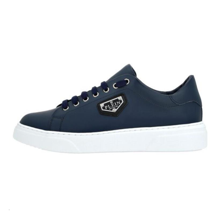 PHILIPP PLEIN Lo Top Iconic Plein Low top Skateboard Shoes Unisex Blue