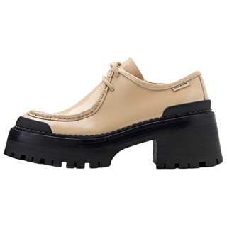 STELLA LUNA Top Grain Cow Leather Casual Shoes 7cm Women's Beige
