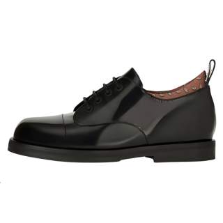 ETRO Paisley-print Leather Derby Shoes