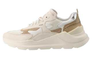 D.A.T.E. D.A.T.E Fuga Natural Leather Low top Casual Shoes Women's Beige