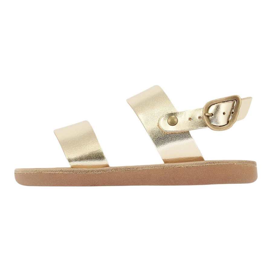 ANCIENT GREEK SANDALS Little Clio Soft Children's Sandals Gold Kids'
