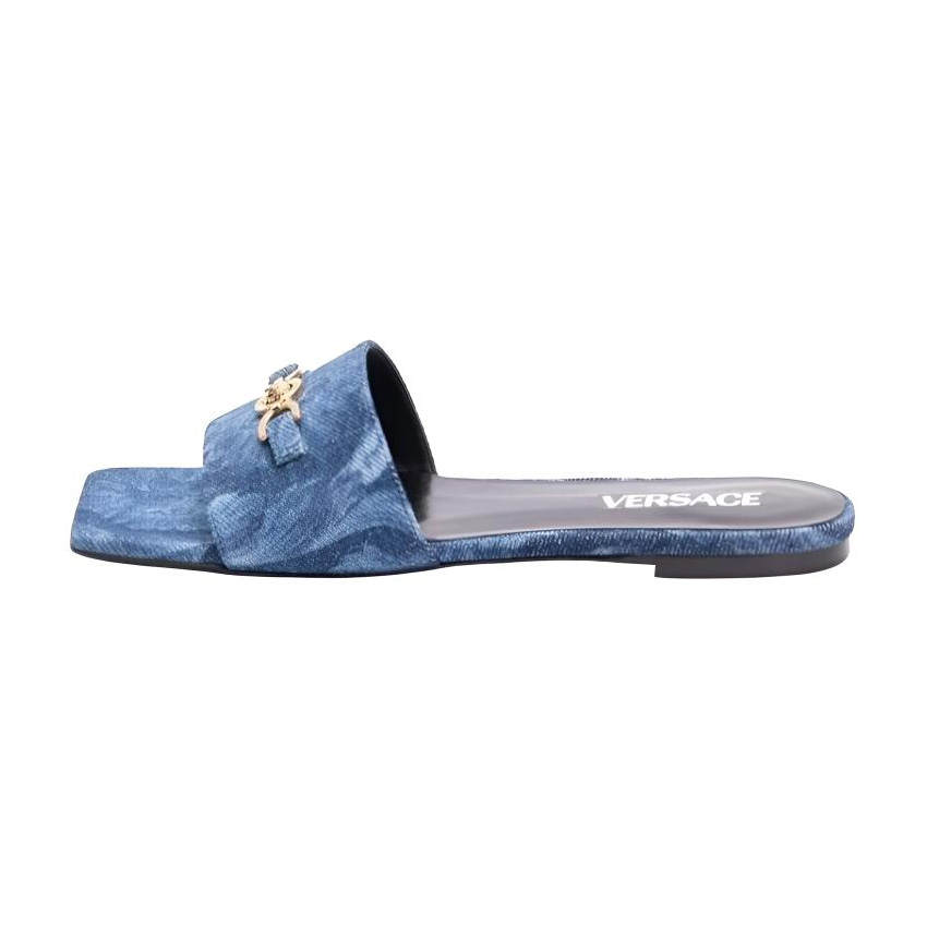 VERSACE VERSACE Medusa '95 Denim Slides