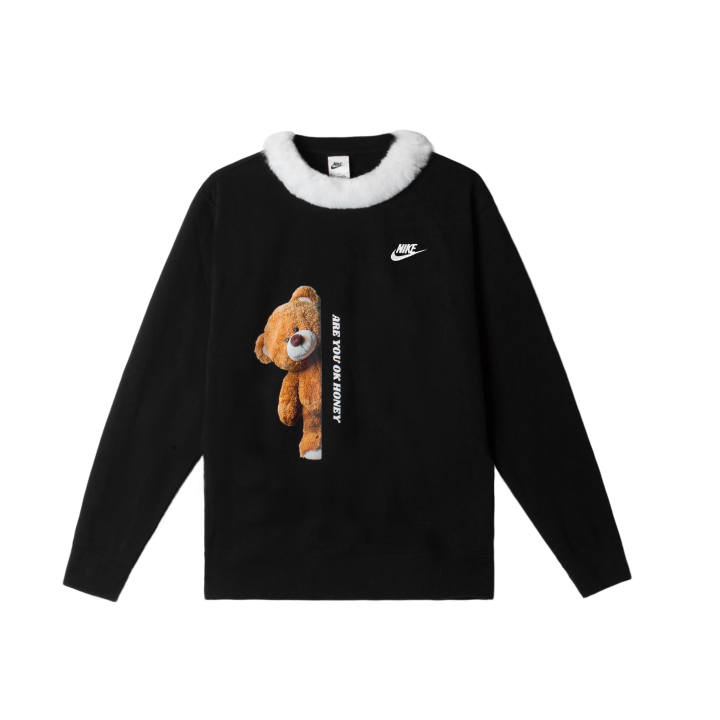 Nike Nike Sweatshirts Men's Black Crew Neck Moderate
