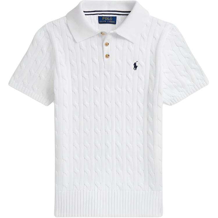 Polo Ralph Lauren Sweater SS26 Standard White Teenagers