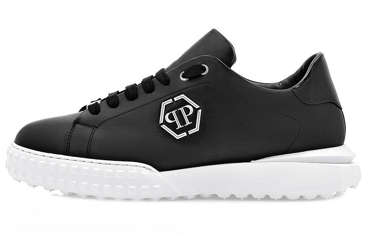 PHILIPP PLEIN Low-top Leather Sneakers