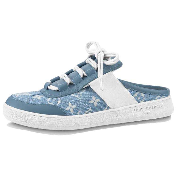 LOUIS VUITTON LOUIS VUITTON Lous No Special Function No Special Function Closed Toe Slippers Women's Blue