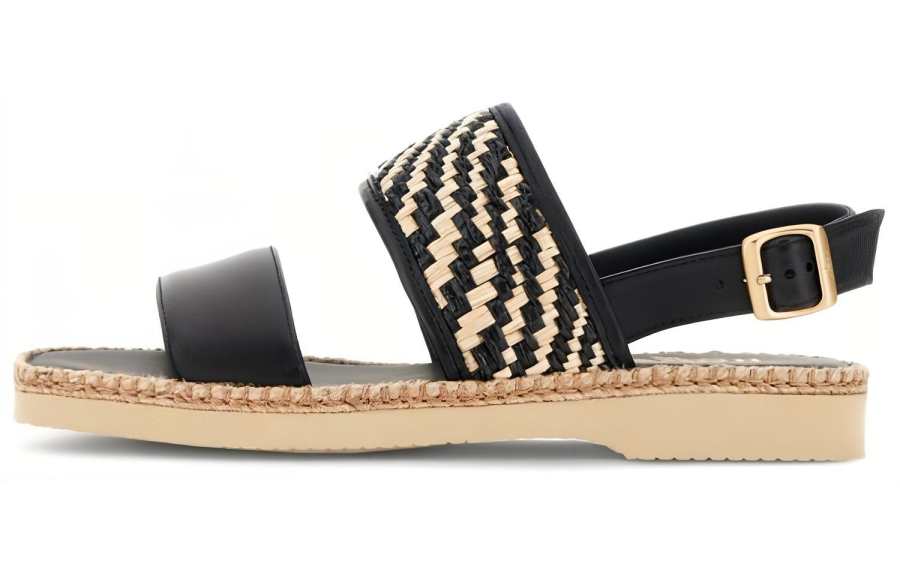 HOGAN H660 Double-Strap Woven Sandals Women's