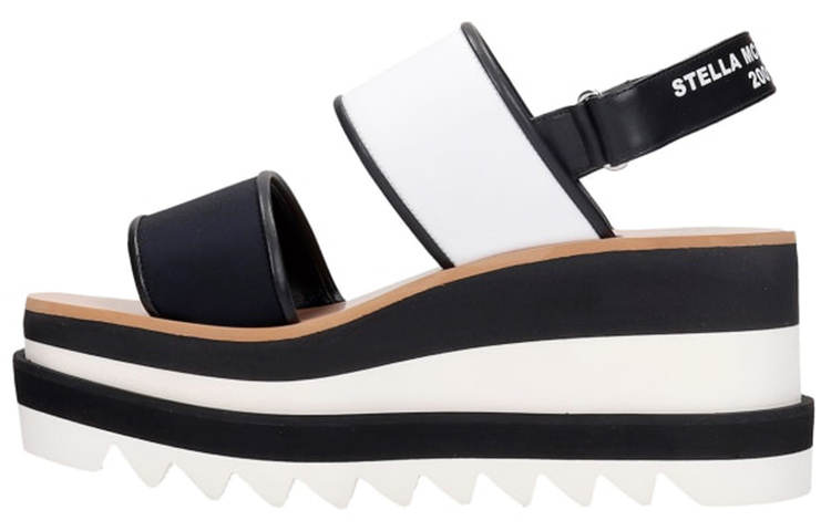 Stella McCartney Stella McCartney One Strap Sandals Women's Black White