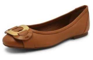 See By Chloe Leather Comfortable Round Toe Casual Shoes 2cm Women's Brown