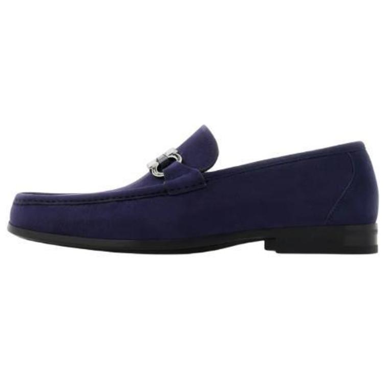 Ferragamo FERRAGAMO Gancini Loafers Men's Purple