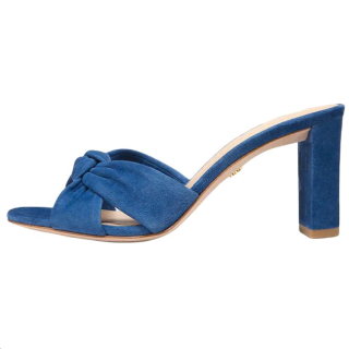 Veronica Beard Slide Slippers 7.5cm Women's Marine Blue
