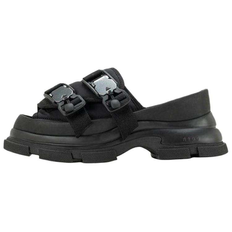 Both Both Gao Rubber Sole Slide Slippers Women's Black