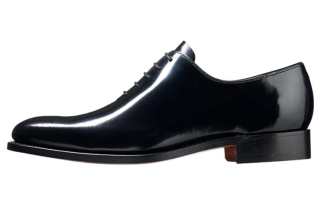 BARKER Leather Casual Shoes Men's Black