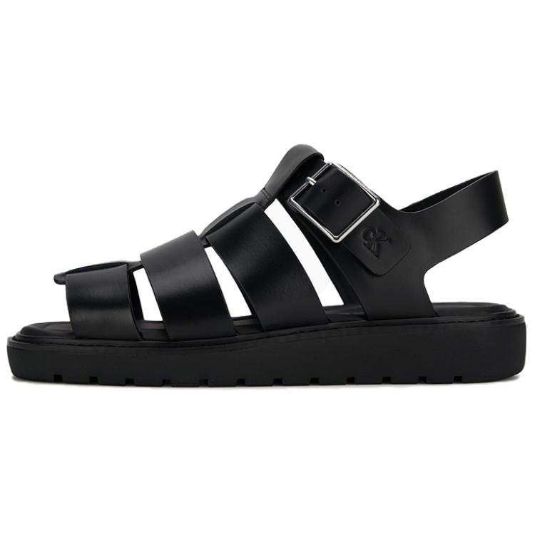 CKJ CALVIN KLEIN JEANS Roman Sandals Women's Black