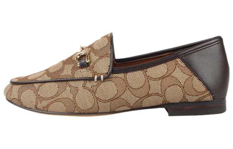COACH COACH Haley Loafers Women's Khaki Brown