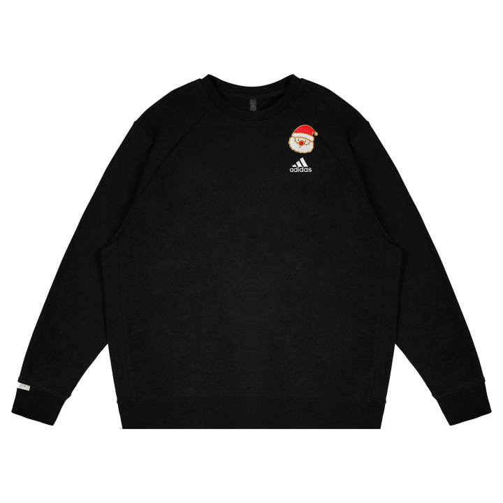 Adidas Adidas LABEL Sweatshirts Unisex Black Crew Neck Moderate Regular