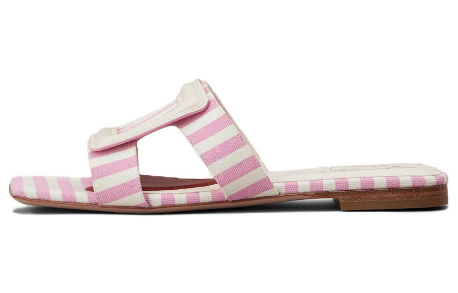 Roger Vivier Slide Slippers Women's Pink White