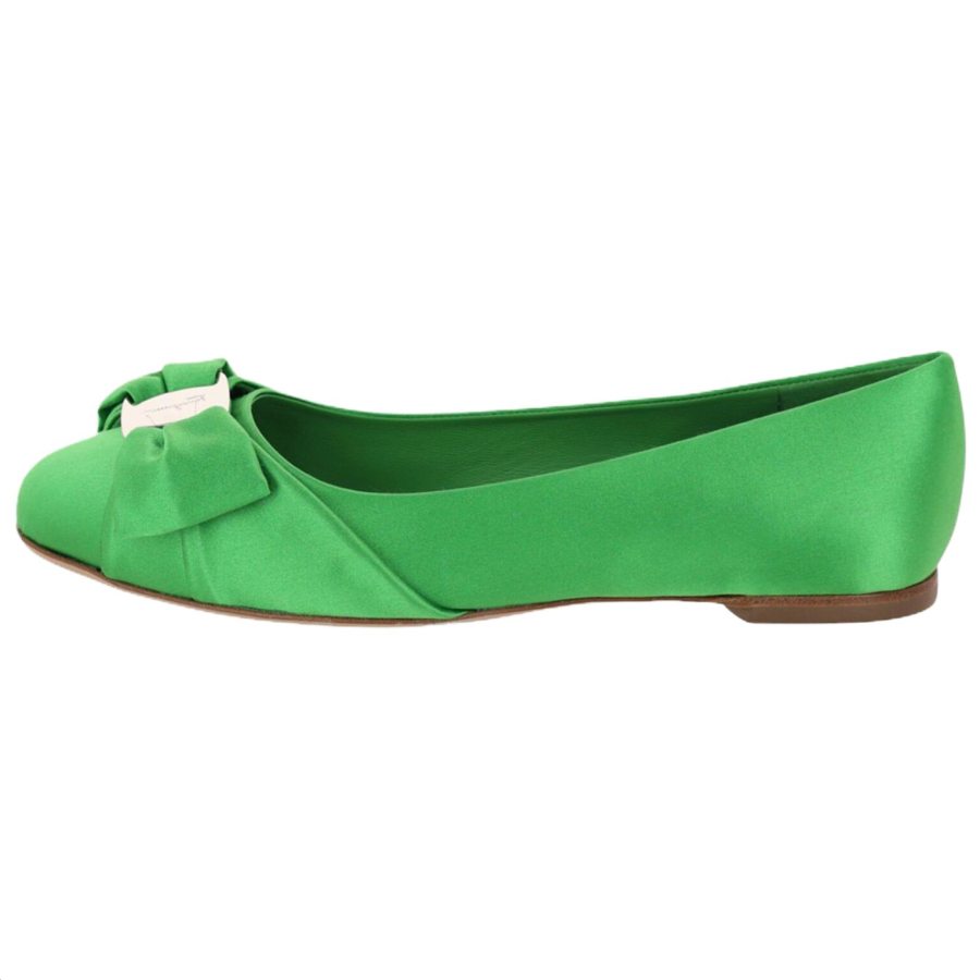 FERRAGAMO Vara Casual Shoes Women's Green