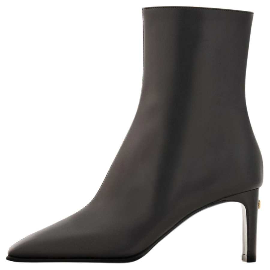 FERRAGAMO Cow Leather Ankle Boots Women's Black
