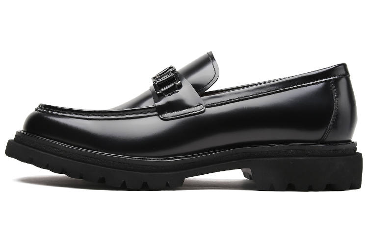 S.T.Dupont S. T.DUPONT Top Grain Cow Leather Men's Casual Shoes Men's Black