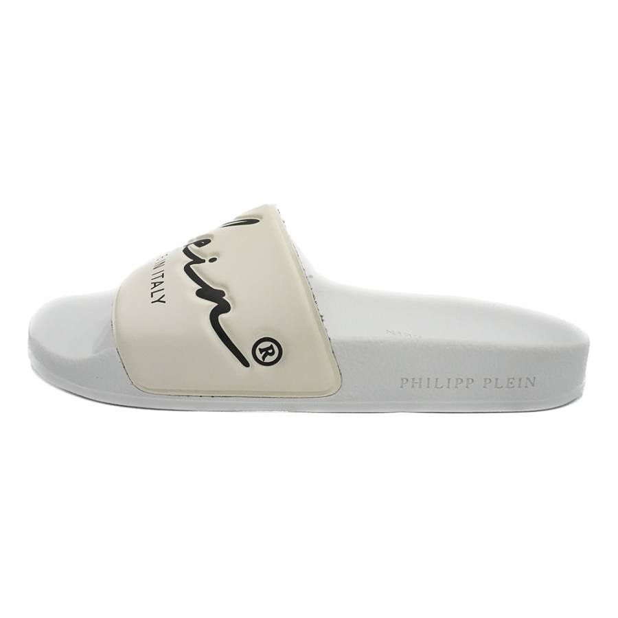 PHILIPP PLEIN Slide Slippers Unisex White